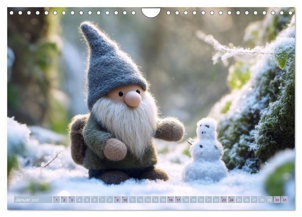 Produktbild: Wichtelgl&uuml;ck zwischen Wald und Wiese (Wandkalender 2027 DIN A4 quer), CALVENDO Monatskalender