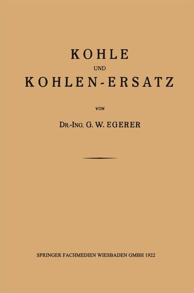 Produktbild: Kohle und Kohlen-Ersatz