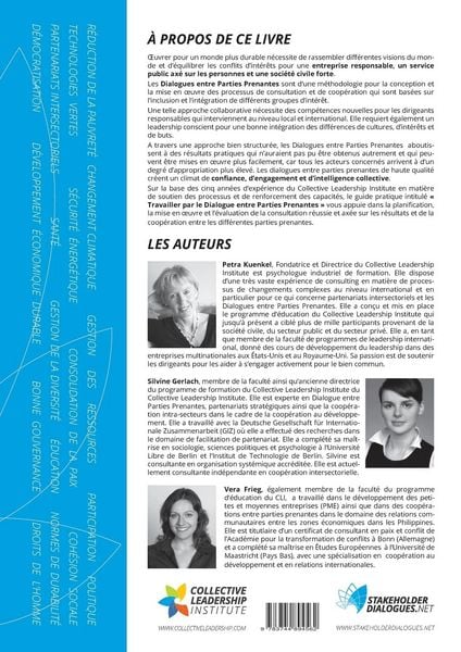 Produktbild: Dialogues entre Parties Prenantes