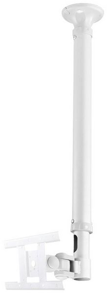 Produktbild: Neomounts FPMA-C100WHITE Monitor-Deckenhalterung 1 Display(s) 25,4 cm (10") - 76,2 cm (30") Wei&szlig; H&ouml;henverstellbar, Neigbar, Schwenkbar, Rotierbar