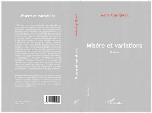 Produktbild: Misere Et Variations - Roman