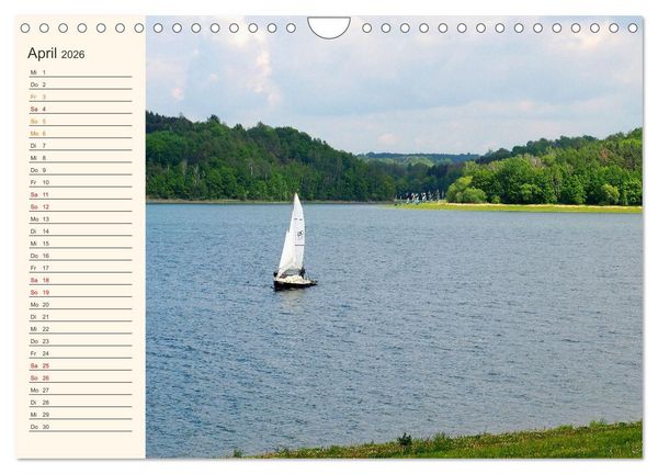 Produktbild: Vom Erzgebirge bis Neuseenland - Impressionen aus Sachsen (Wandkalender 2026 DIN A4 quer), CALVENDO Monatskalender