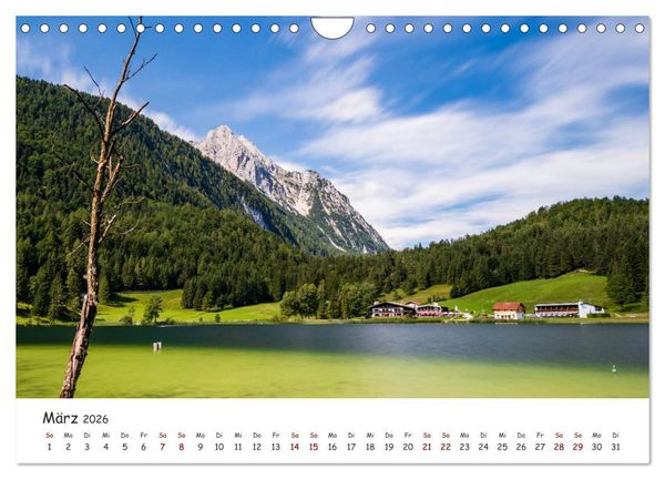 Produktbild: Einzigartige Seen in Bayern (Wandkalender 2026 DIN A4 quer), CALVENDO Monatskalender