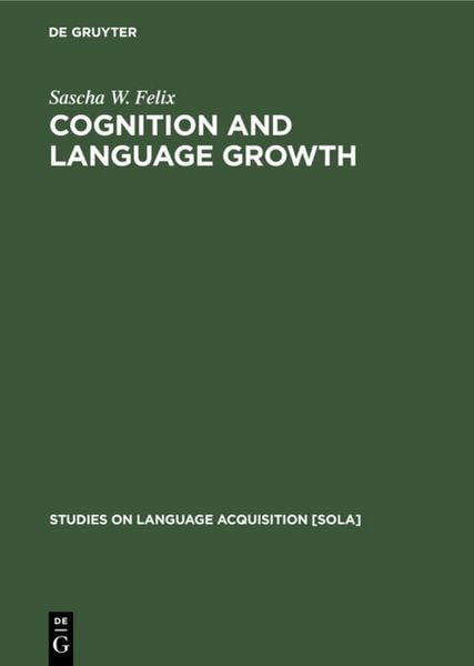 Produktbild: Cognition and Language Growth