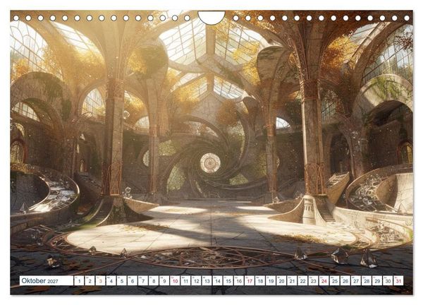 Produktbild: Architektur der Emotionen - Gestaltete Stimmungen (Wandkalender 2027 DIN A4 quer), CALVENDO Monatskalender