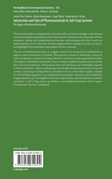 Produktbild: Interaction and Fate of Pharmaceuticals in Soil-Crop Systems