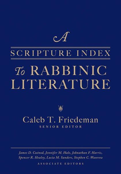 Produktbild: A Scripture Index to Rabbinic Literature