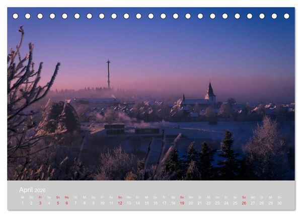 Produktbild: Winterberg - Stadtansichten (Tischkalender 2026 DIN A5 quer), CALVENDO Monatskalender