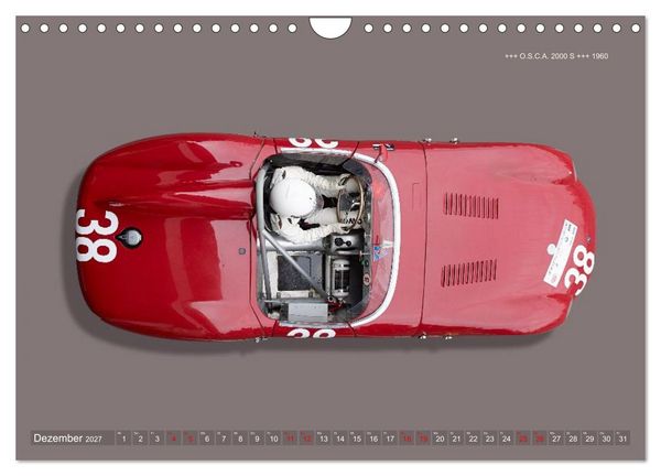 Produktbild: Two-Seater Racing Cars 1950-1960 (Wandkalender 2027 DIN A4 quer), CALVENDO Monatskalender