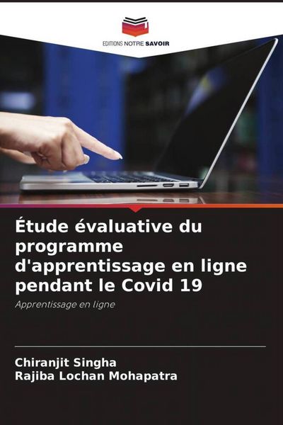 Produktbild: &Eacute;tude &eacute;valuative du programme d'apprentissage en ligne pendant le Covid 19