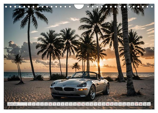 Produktbild: Virtual Classic Cars (Wandkalender 2026 DIN A4 quer), CALVENDO Monatskalender