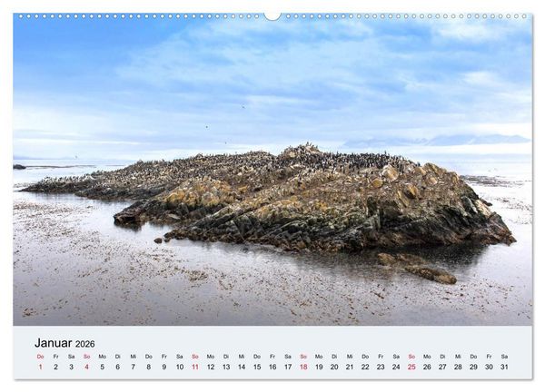 Produktbild: Feuerland - Am Puls der Wildnis (Wandkalender 2026 DIN A2 quer), CALVENDO Monatskalender
