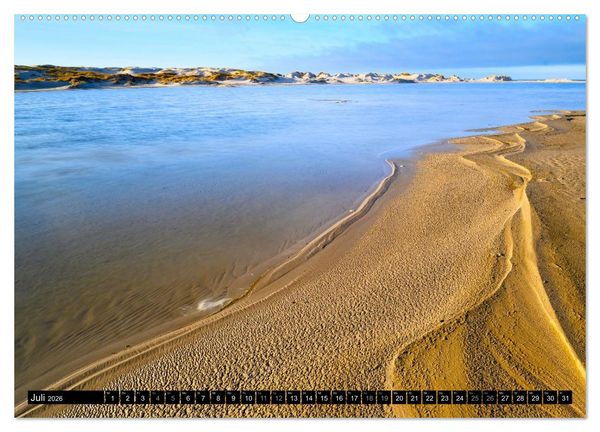 Produktbild: Einzigartige Strandansichten auf Amrum (hochwertiger Premium Wandkalender 2026 DIN A2 quer), Kunstdruck in Hochglanz