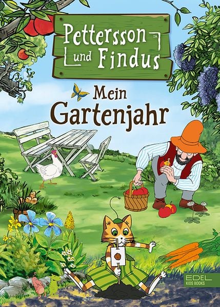 Pettersson und Findus – Mein Gartenjahr, Gebundene Ausgabe von Sven Nordqvist, Karibu – ein Verlag der Edel Verlagsgruppe, 9783961292493