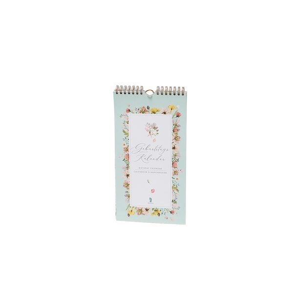 Produktbild: Jardin - Geburtstagskalender mit Motivdruck, Wire-O, 12 Blatt bedruckt