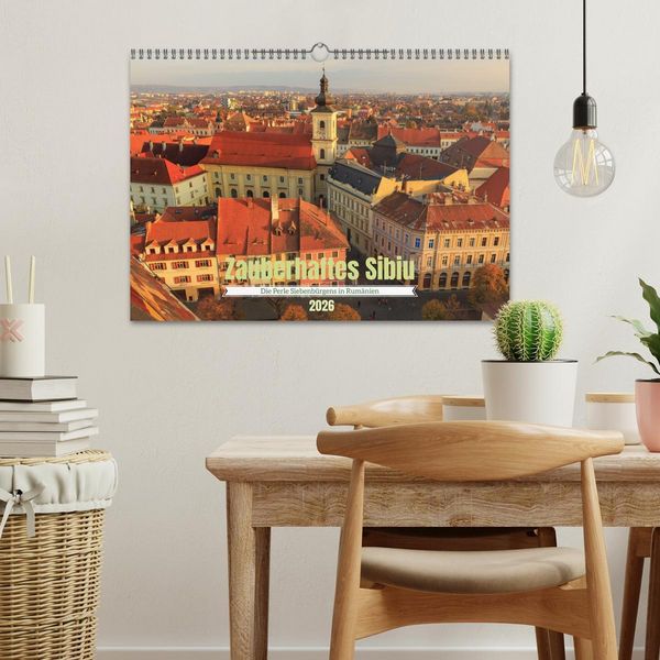 Produktbild: Zauberhaftes Sibiu - Die Perle Siebenb&uuml;rgens in Rum&auml;nien (Wandkalender 2026 DIN A3 quer), CALVENDO Monatskalender