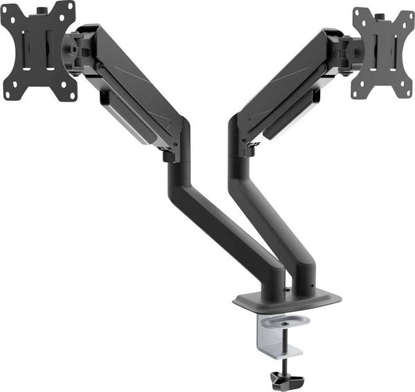 Produktbild: Akyga AK-MB-06 Monitor-Tischhalterung 2 Display(s) 81,3 cm (32") Schwarz Neigbar, Rotierbar, Schwenkbar