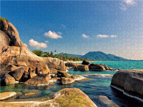 Produktbild: CALVENDO Puzzle Lamai Beach - Koh Samui 1000 Teile Lege-Gr&ouml;&szlig;e 64 x 48 cm Foto-Puzzle Bild von Stefan Becker