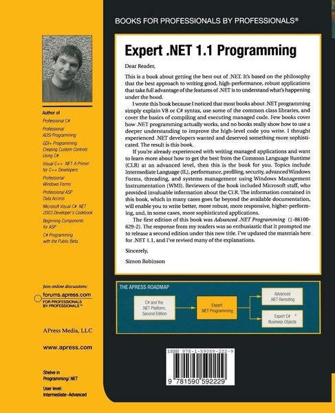 Produktbild: Expert .NET 1.1 Programming