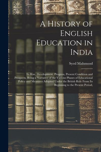 Produktbild: A History of English Education in India