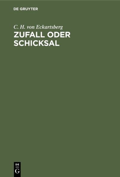 Produktbild: Zufall oder Schicksal
