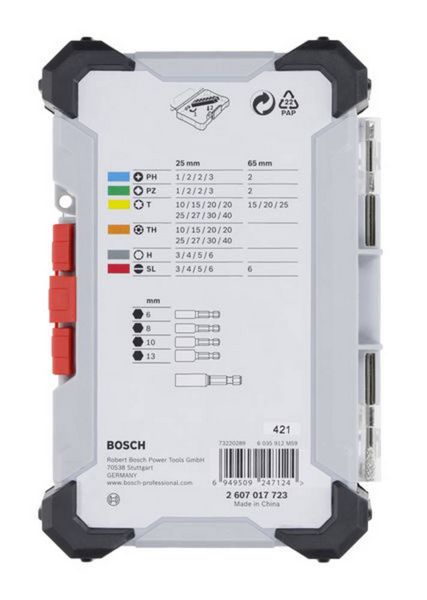 Produktbild: Bosch Accessories 2607017723 2607017723 Werkzeugset