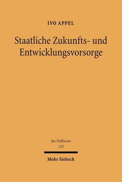 Produktbild: Staatliche Zukunfts- und Entwicklungsvorsorge