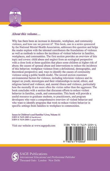 Produktbild: Violence in Homes and Communities