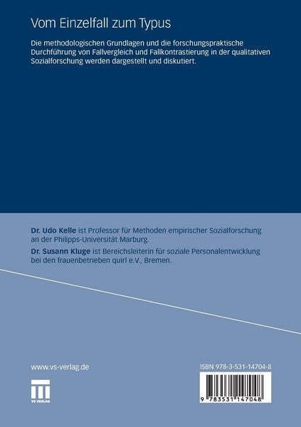 Produktbild: Vom Einzelfall zum Typus