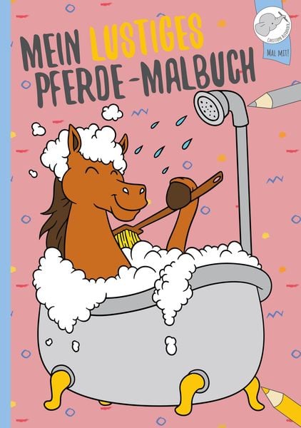 Produktbild: Mein lustiges Pferde - Malbuch