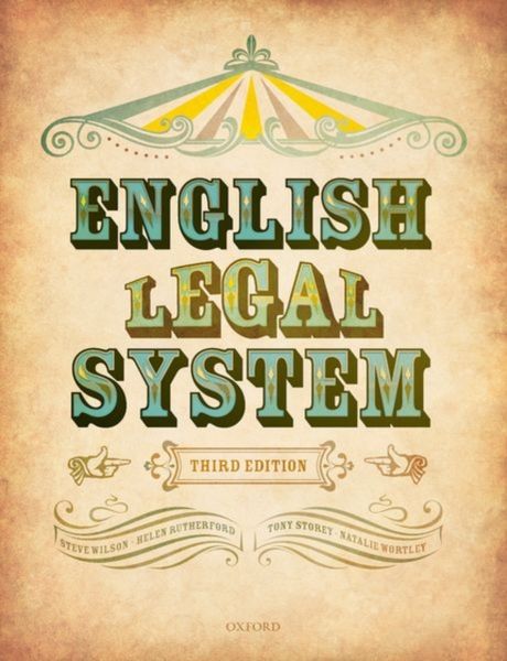 Produktbild: Wilson, S: English Legal System