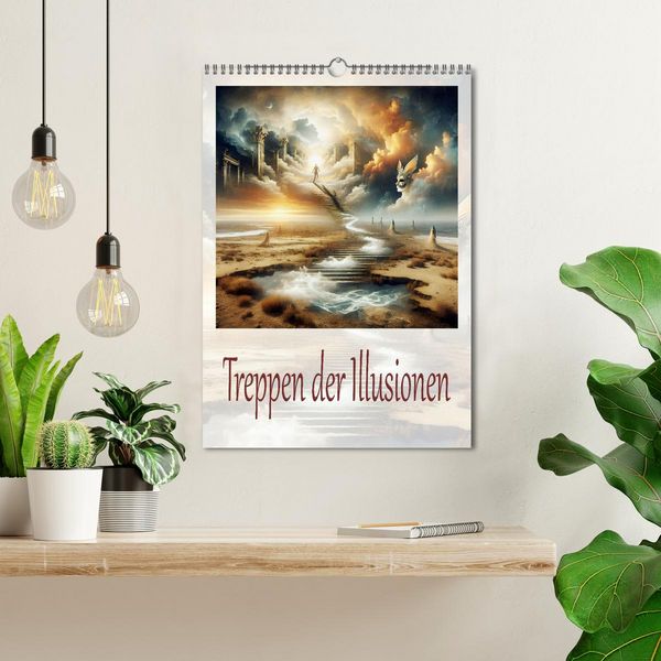 Produktbild: Treppen der Illusionen (Wandkalender 2026 DIN A3 hoch), CALVENDO Monatskalender