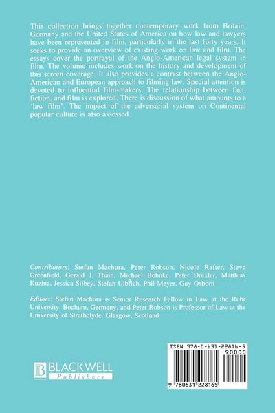Produktbild: Law In Film