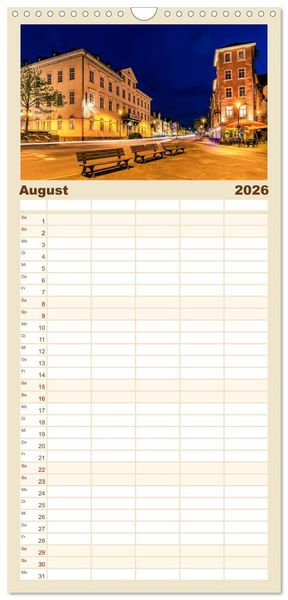 Produktbild: Familienplaner 2026 - M&auml;rchenhaftes Marburg mit 5 Spalten (Wandkalender, 21 x 45 cm) CALVENDO