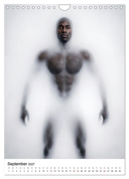 Produktbild: Floating Men - maskuliner K&ouml;rperbau in vollkommener Entspannung (Wandkalender 2027 DIN A4 hoch), CALVENDO Monatskalender