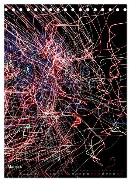 Produktbild: FEUERWERK - Lichtspiele (Tischkalender 2026 DIN A5 hoch), CALVENDO Monatskalender