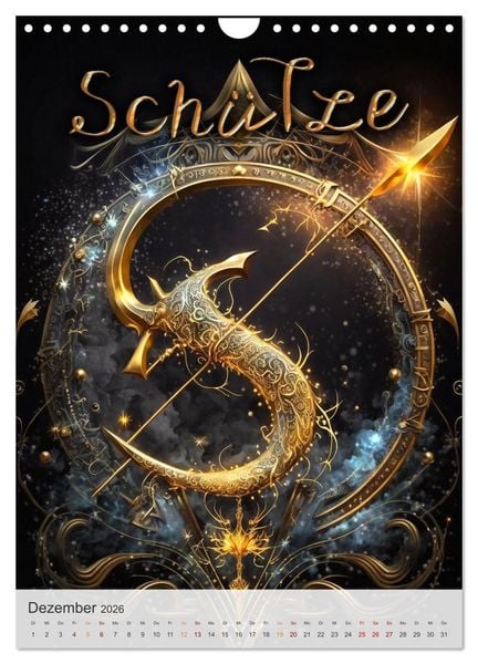 Produktbild: Fantasievolle Sternzeichen (Wandkalender 2026 DIN A4 hoch), CALVENDO Monatskalender