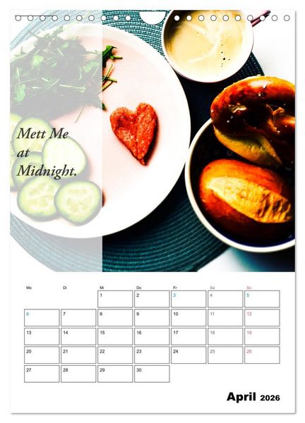 Produktbild: Mettkalender - Spread Some Mett. (Wandkalender 2026 DIN A4 hoch), CALVENDO Monatskalender