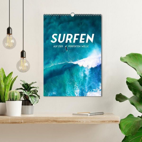 Produktbild: Surfen - Auf der perfekten Welle. (Wandkalender 2026 DIN A3 hoch), CALVENDO Monatskalender