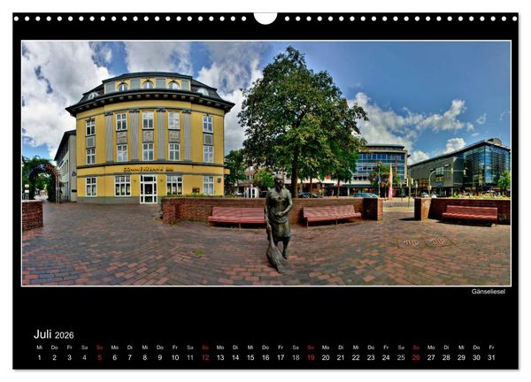 Produktbild: Neum&uuml;nster - Meine Stadt (Wandkalender 2026 DIN A3 quer), CALVENDO Monatskalender
