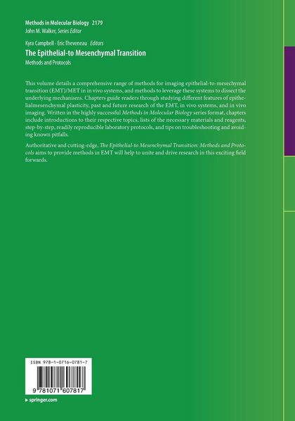 Produktbild: The Epithelial-to Mesenchymal Transition
