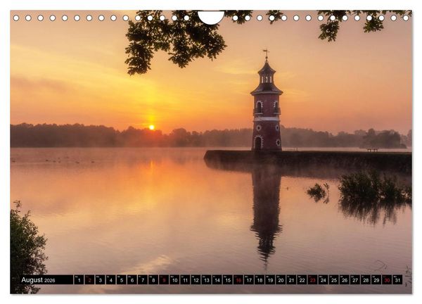 Produktbild: Leuchtt&uuml;rme - an Europas K&uuml;sten (Wandkalender 2026 DIN A4 quer), CALVENDO Monatskalender
