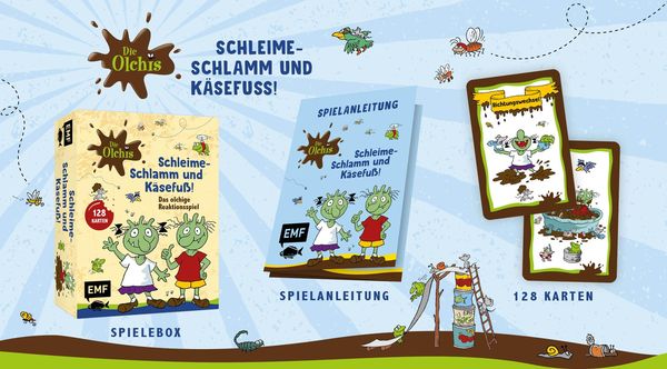 Produktbild: Kartenspiel: Die Olchis. Schleime-Schlamm und K&auml;sefu&szlig;!