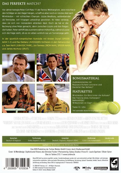 Produktbild: Wimbledon - Spiel, Satz und Liebe