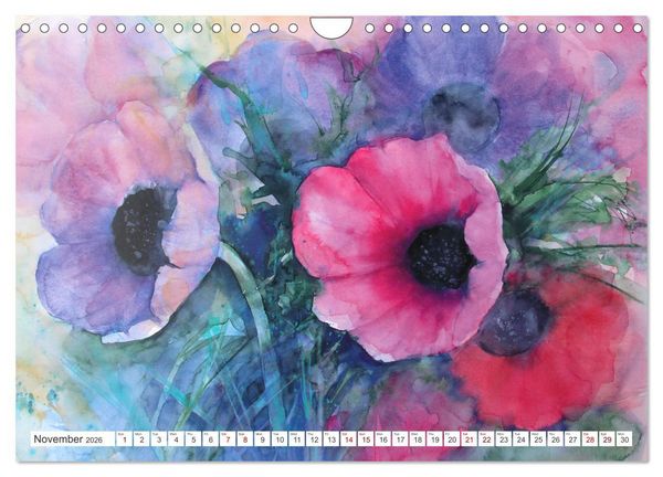 Produktbild: FLOWER MAGIC (Wall Calendar 2026 DIN A4 landscape), CALVENDO 12 Month Wall Calendar