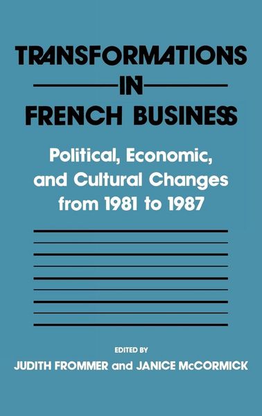 Produktbild: Transformations in French Business