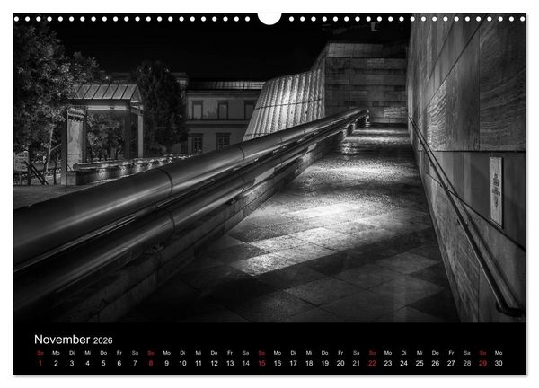 Produktbild: Stuttgart bei Nacht (Wandkalender 2026 DIN A3 quer), CALVENDO Monatskalender