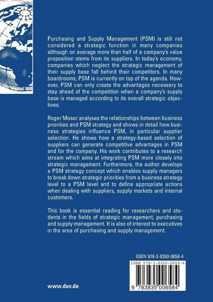 Produktbild: Strategic Purchasing and Supply Management