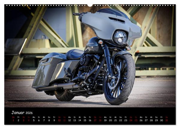 Produktbild: Best of Custom- and Showbikes Kalender (Wandkalender 2026 DIN A2 quer), CALVENDO Monatskalender