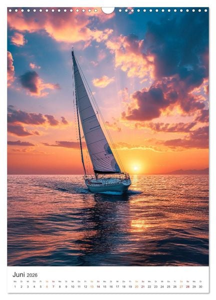 Produktbild: Wind und Wellen (Wandkalender 2026 DIN A3 hoch), CALVENDO Monatskalender